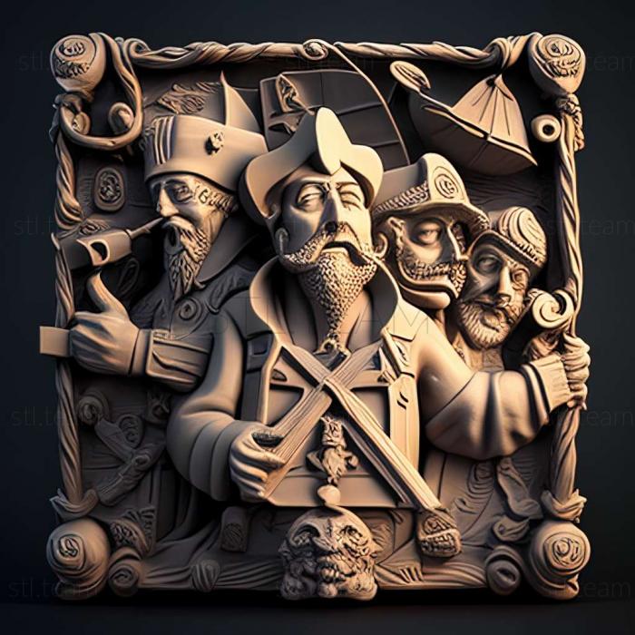 3D model The Guild II  Pirates of the European Seas game (STL)